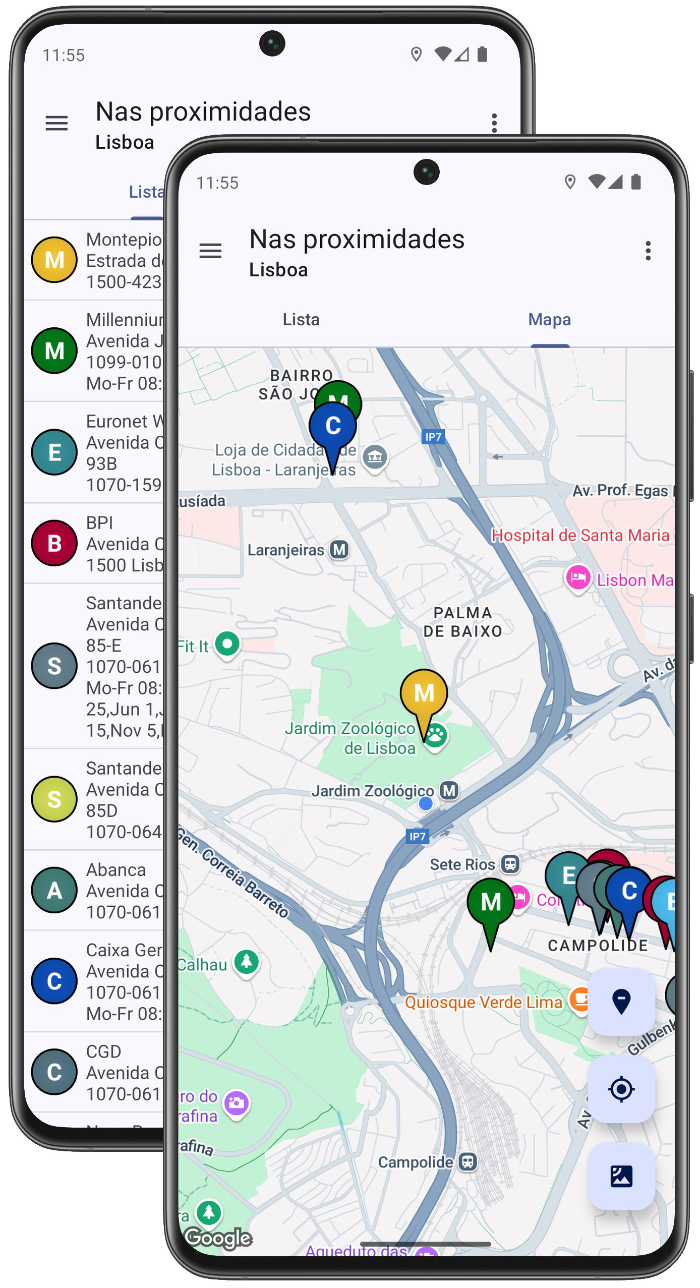 Localizador de ATM