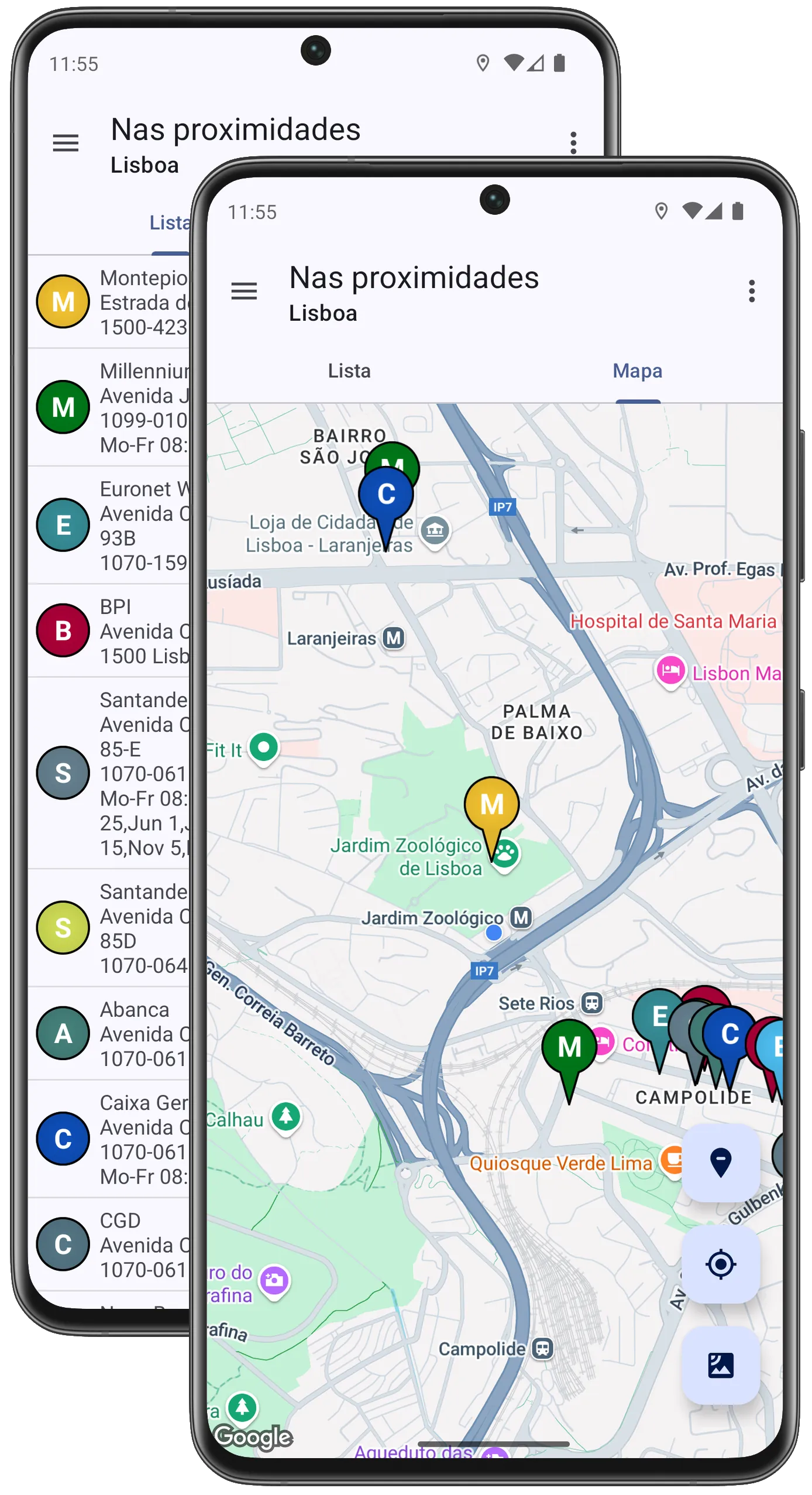 Localizador de ATM