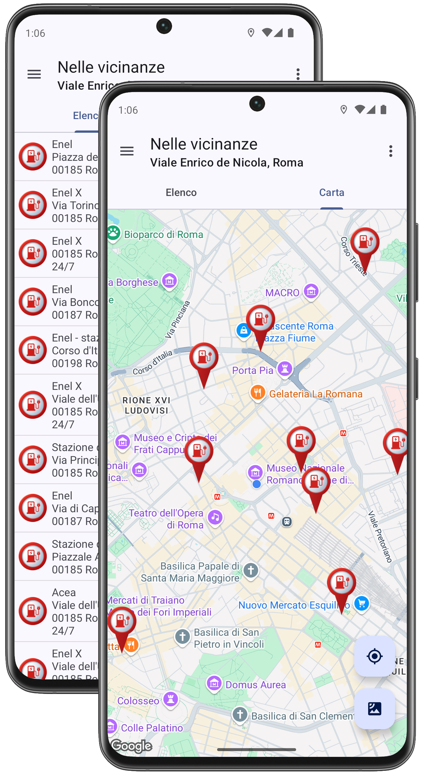 Finder di stazione di ricarica