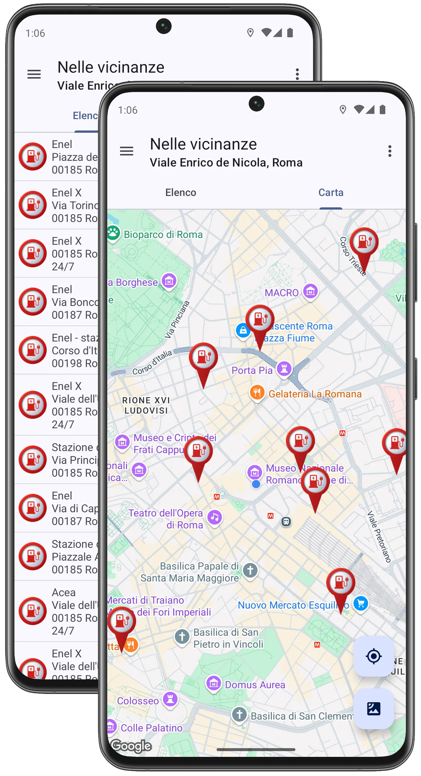 Finder di stazione di ricarica