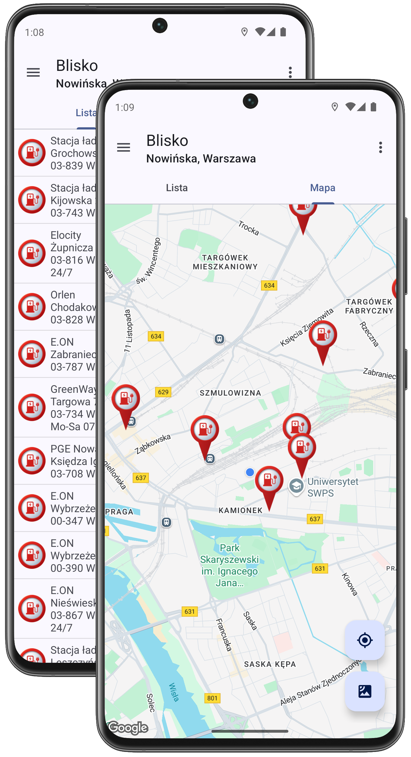 Stacja ładowania Finder