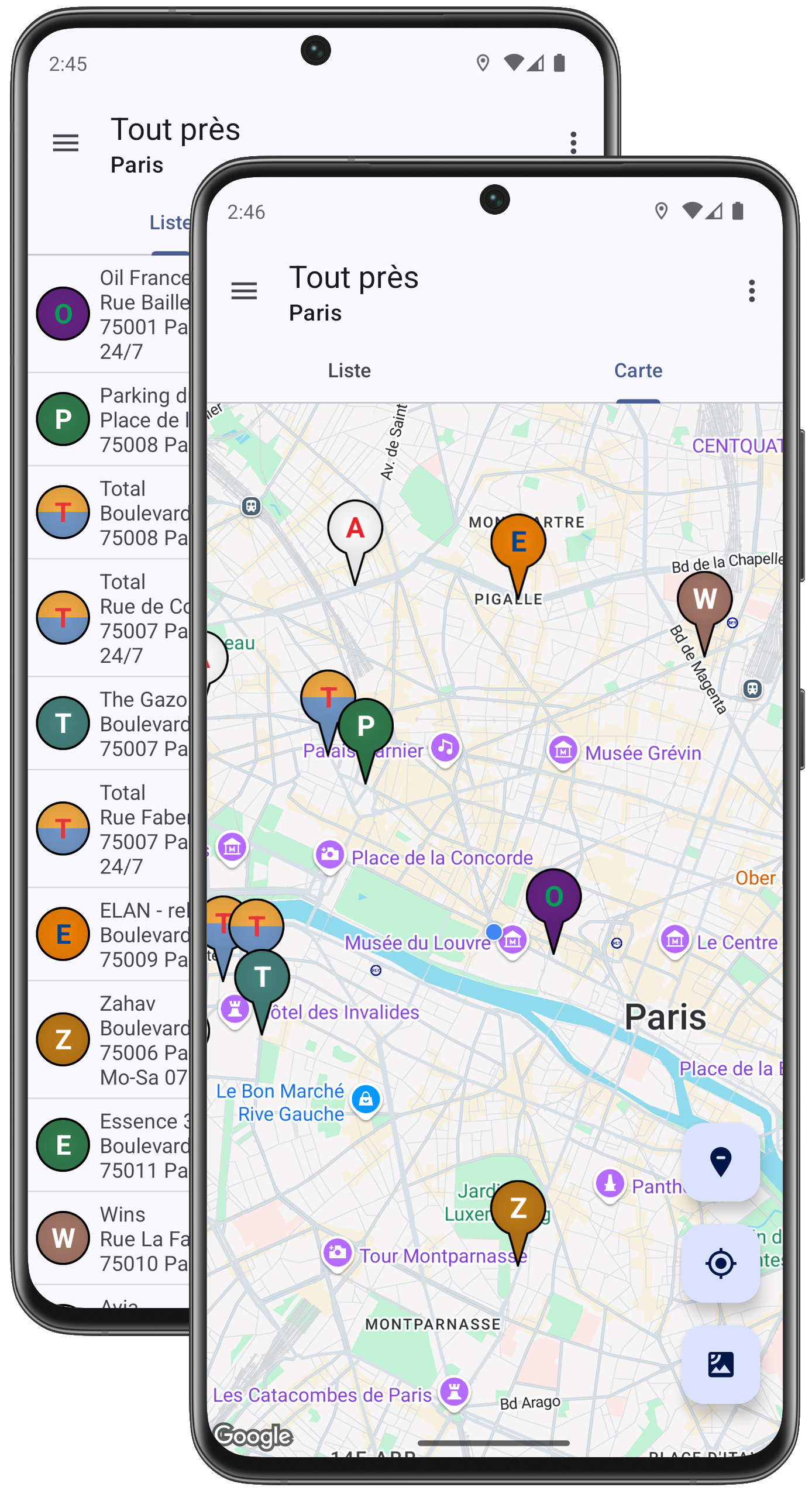 localisateur stations service