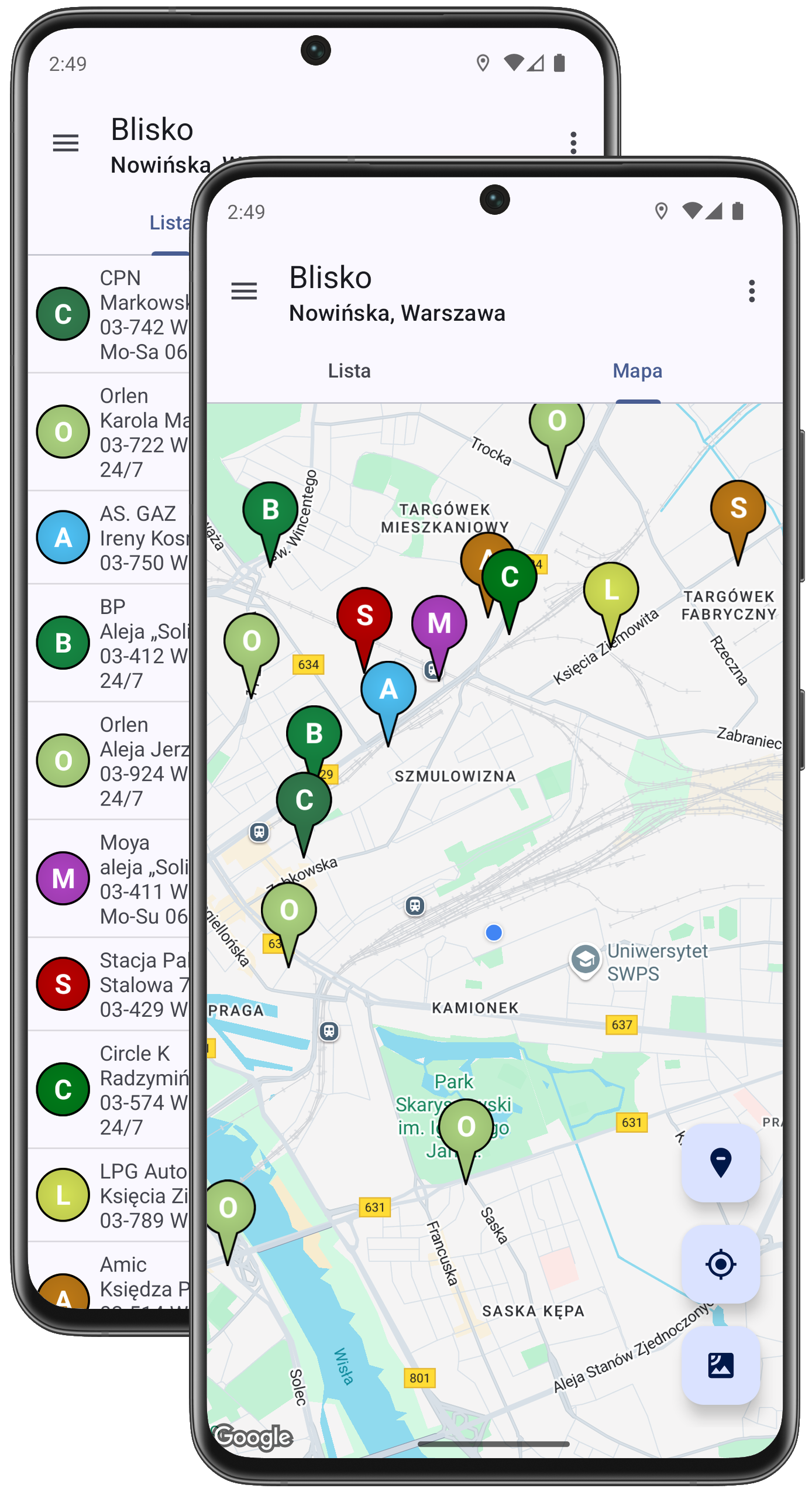 Stacja Benzynowa Finder