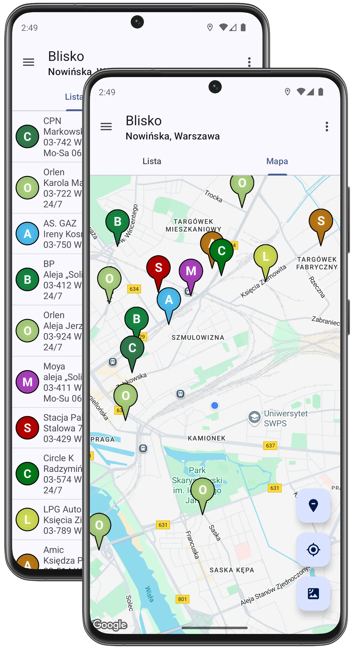 Stacja Benzynowa Finder