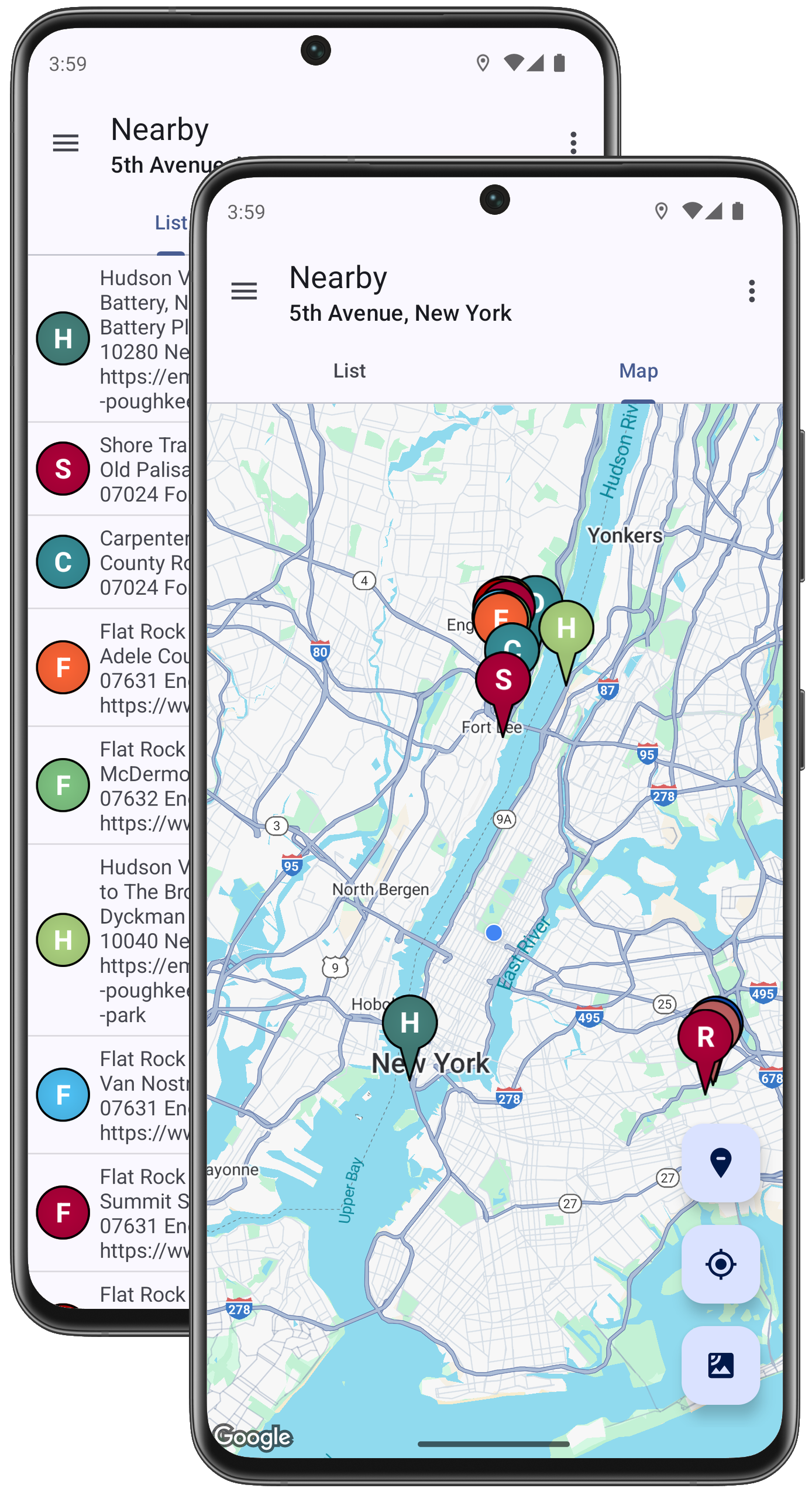 Hiking and hiking routes