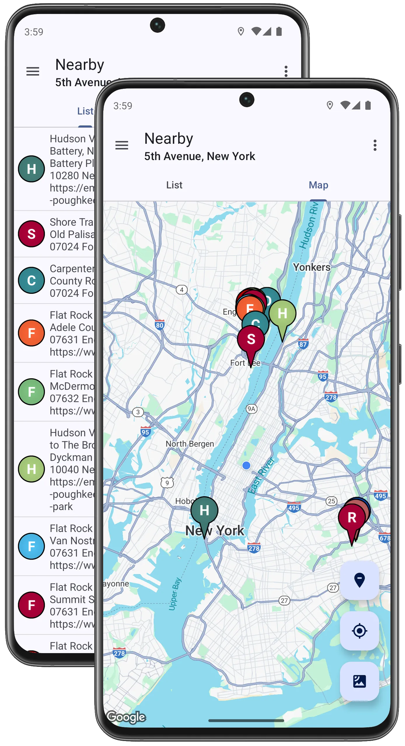 Hiking and hiking routes