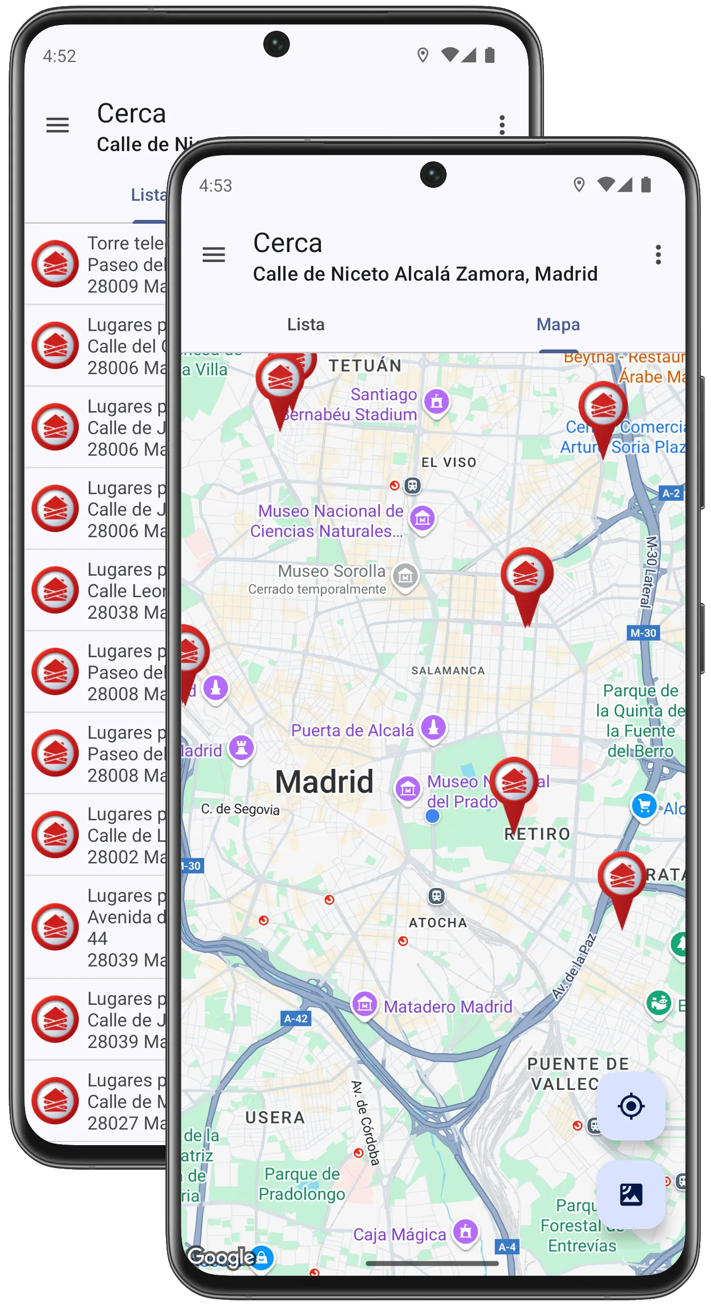 Buscador de lugares perdidos