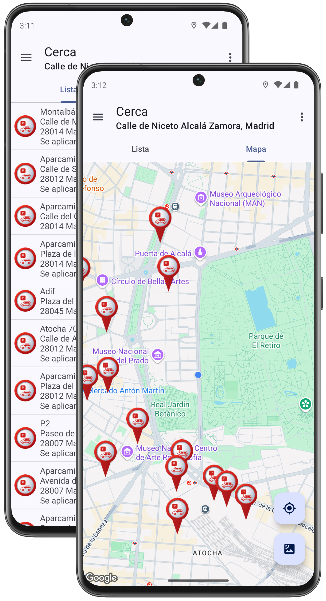 Buscador de estacionamiento