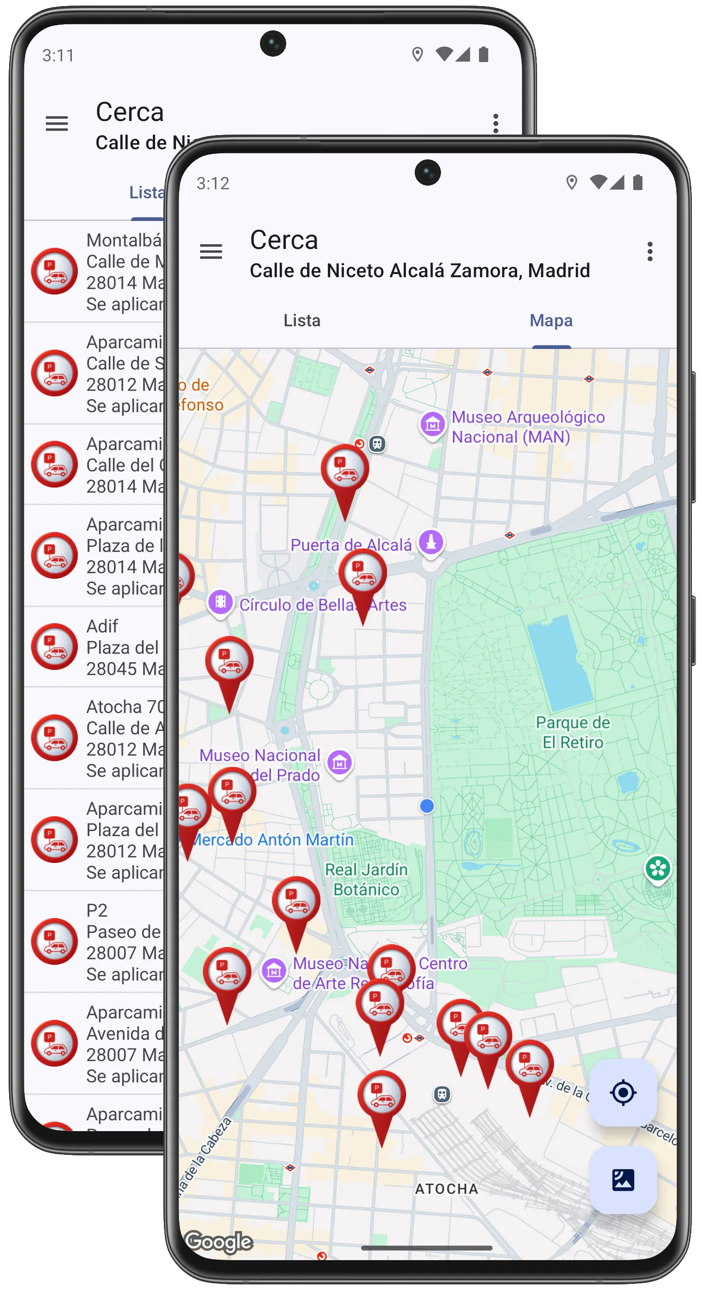 Buscador de estacionamiento