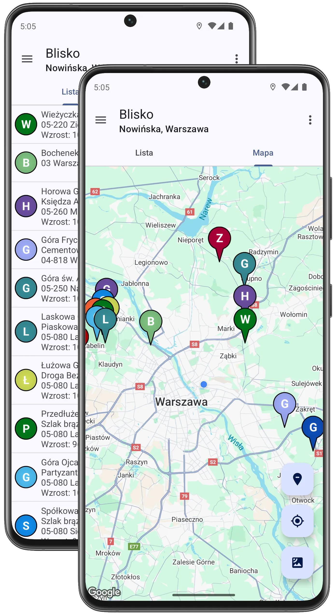 Wyszukiwarka gór i szczytów