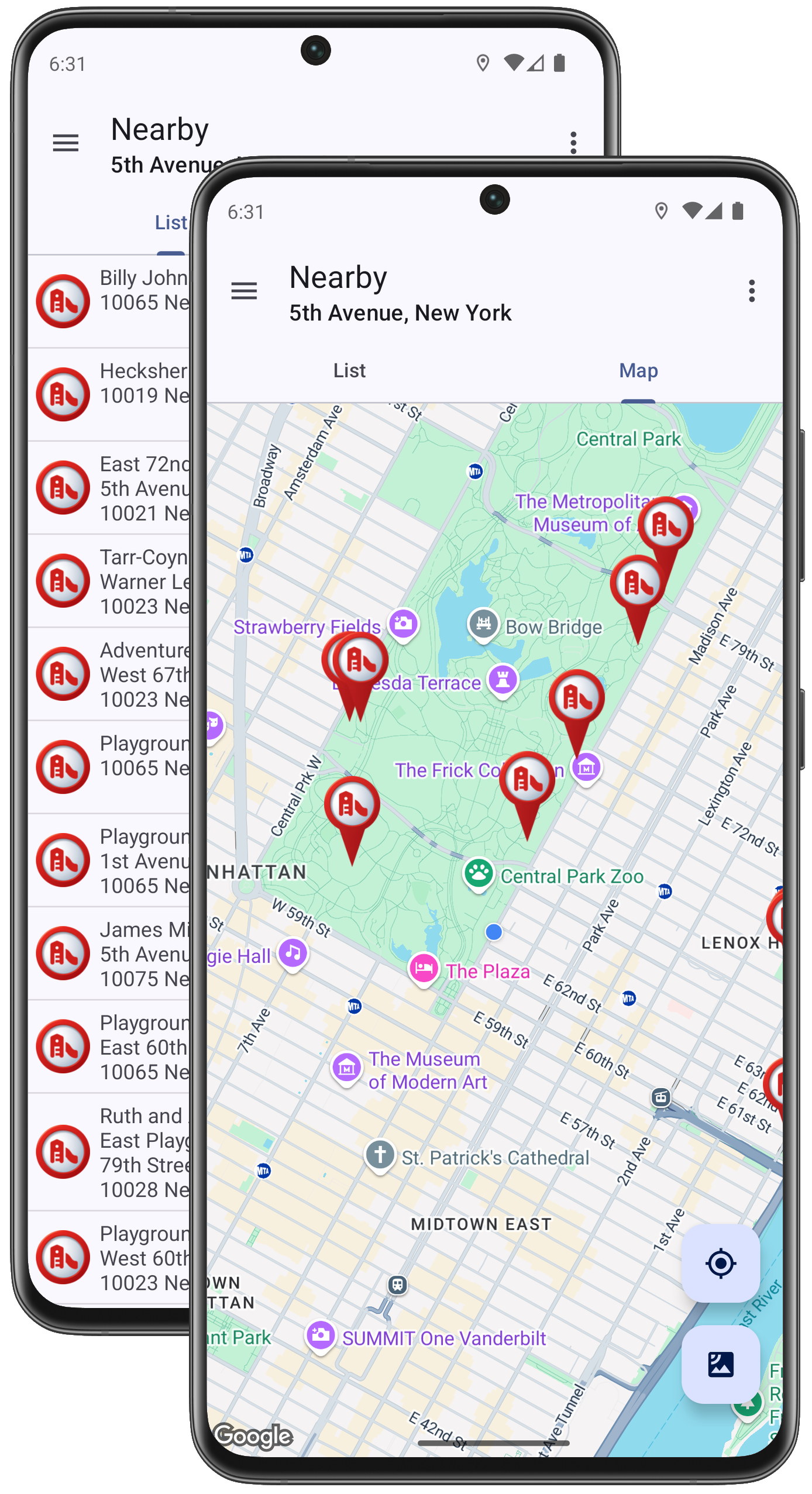 Playground Locator