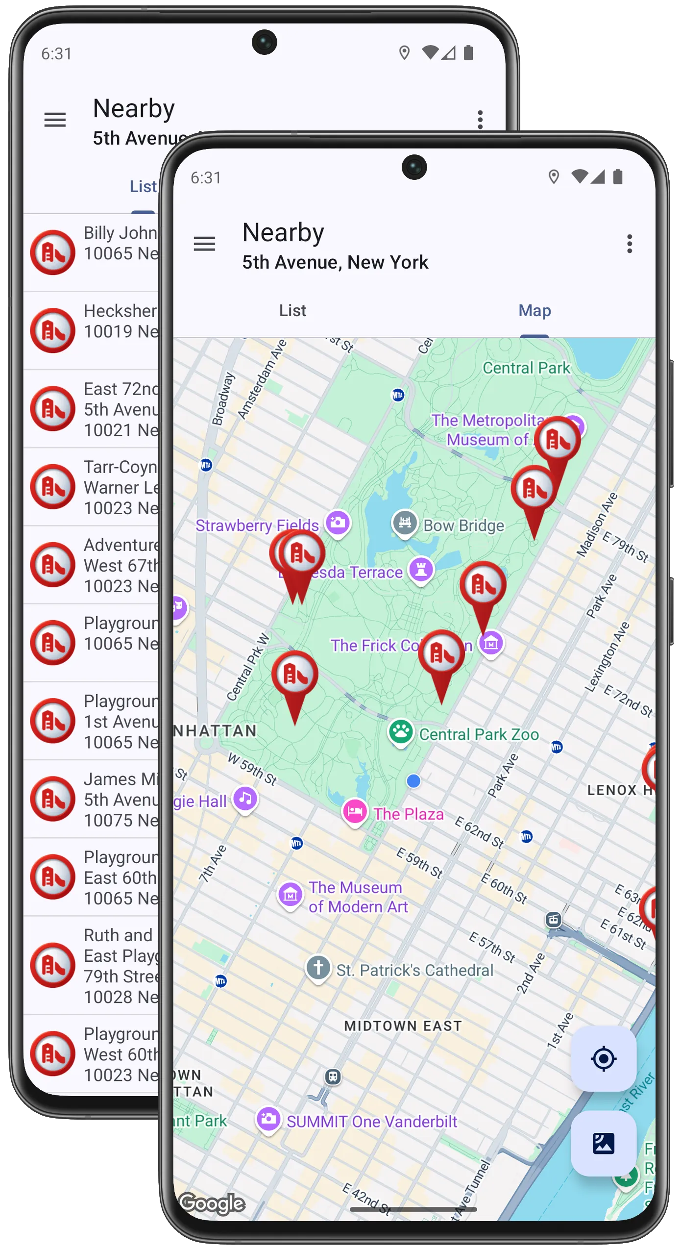 Playground Locator
