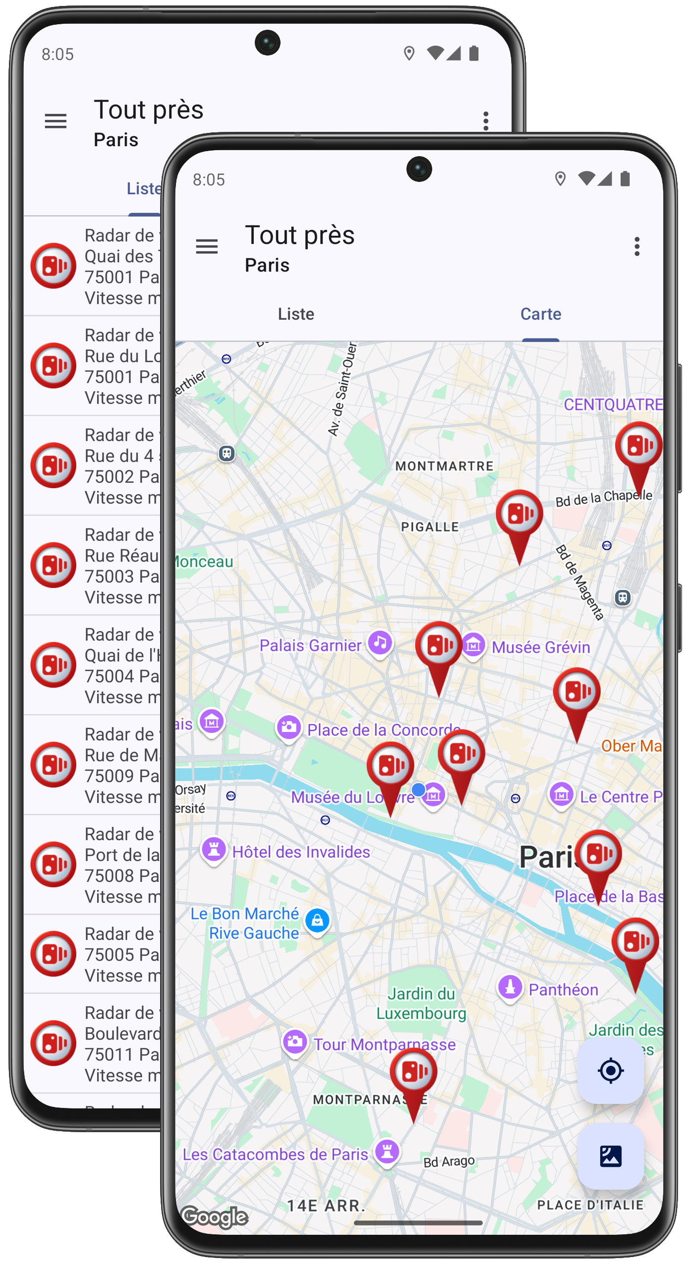 Radars de vitesse