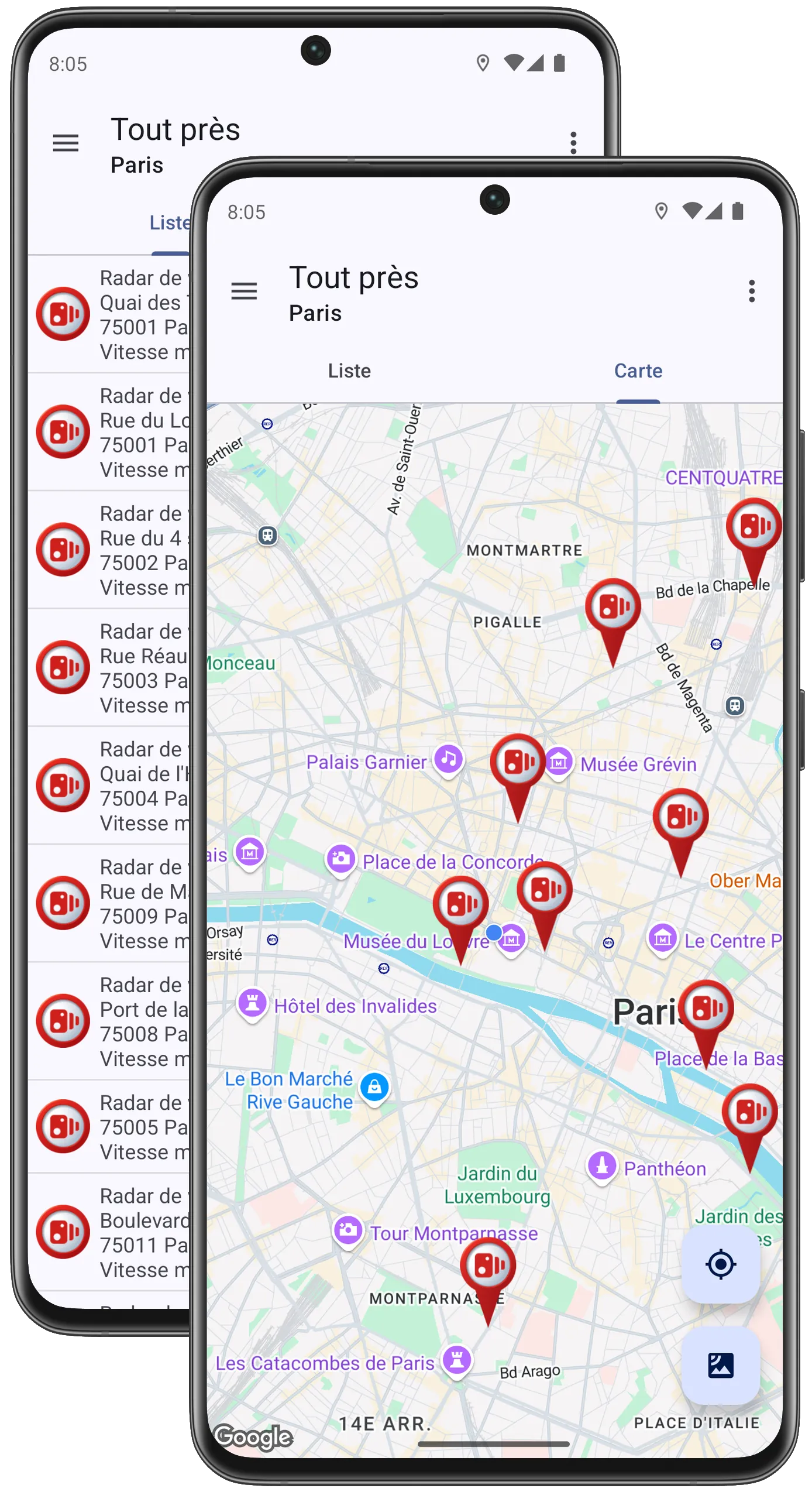 Radars de vitesse