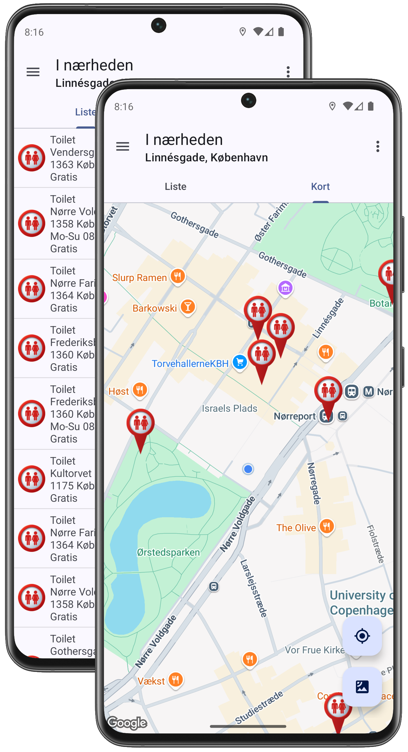 Toiletter Finder